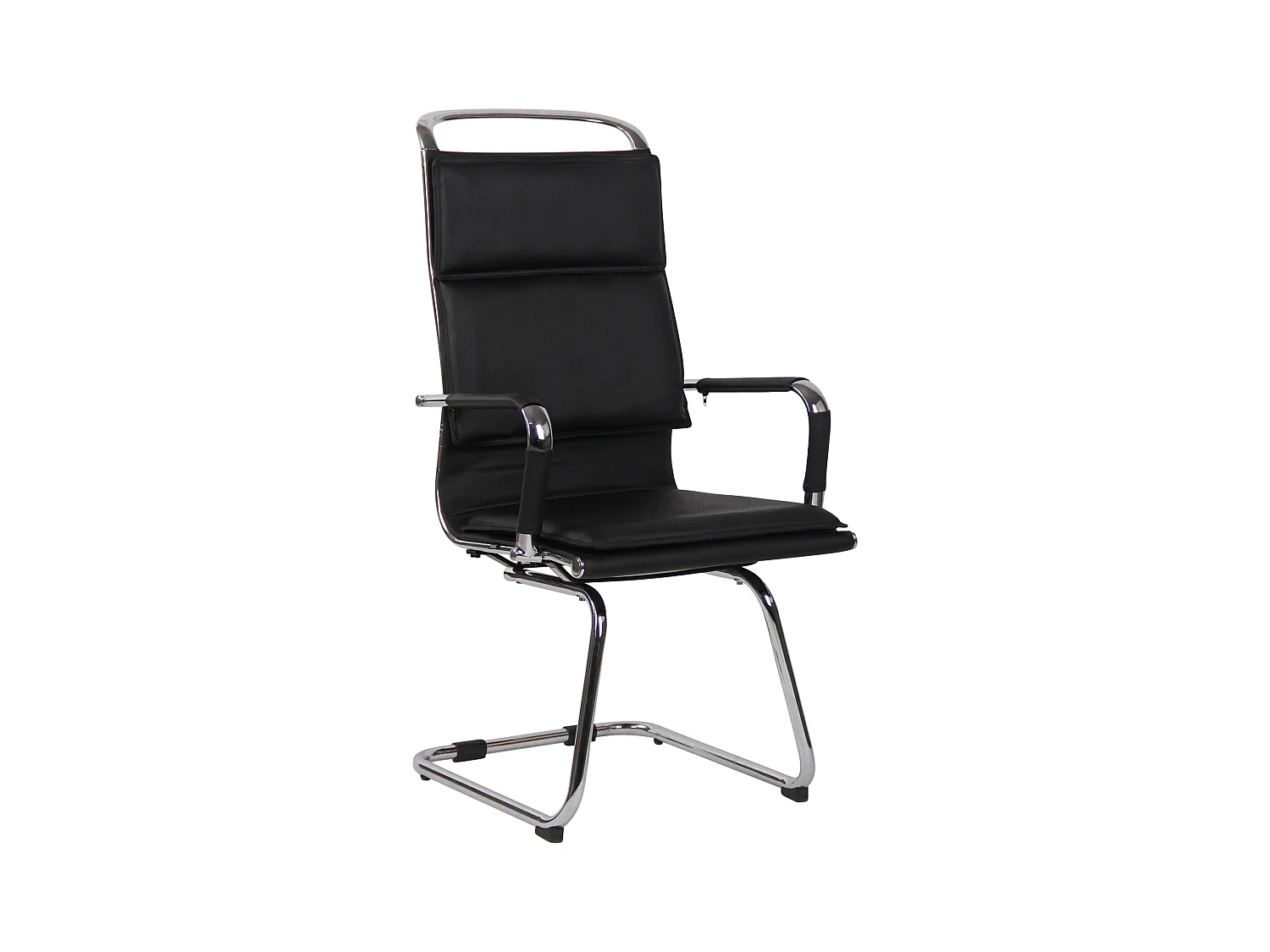chaises oscillantes - Similicuir - Noir - Bedford