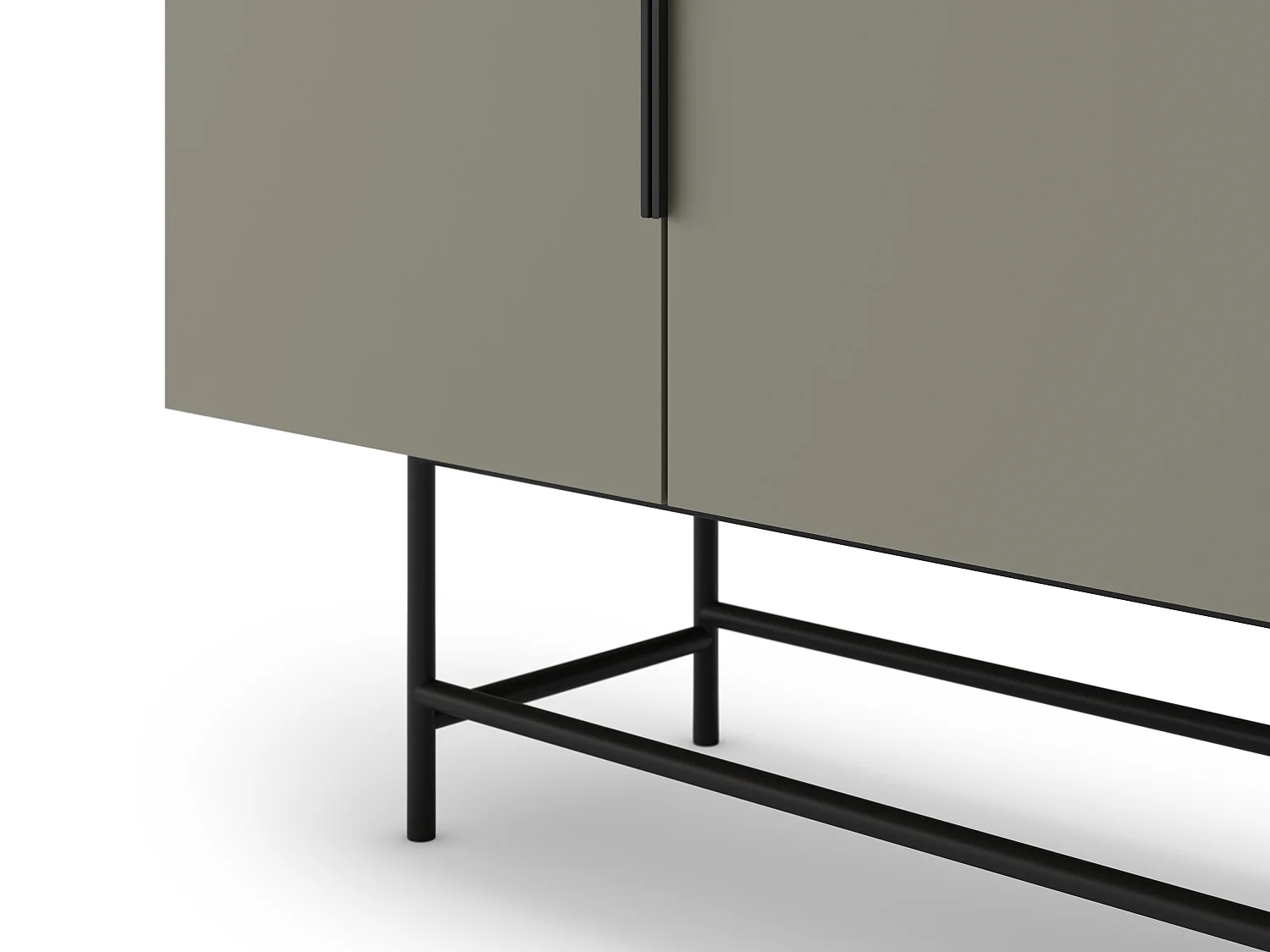 Buffet 4 portes vert 200 cm - Clea