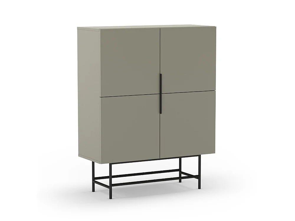 Kast Eldia - 100x40x128cm - Groen