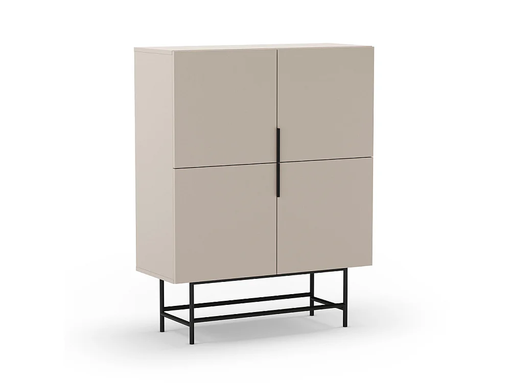 Kast Eldia - 100x40x128cm - Beige