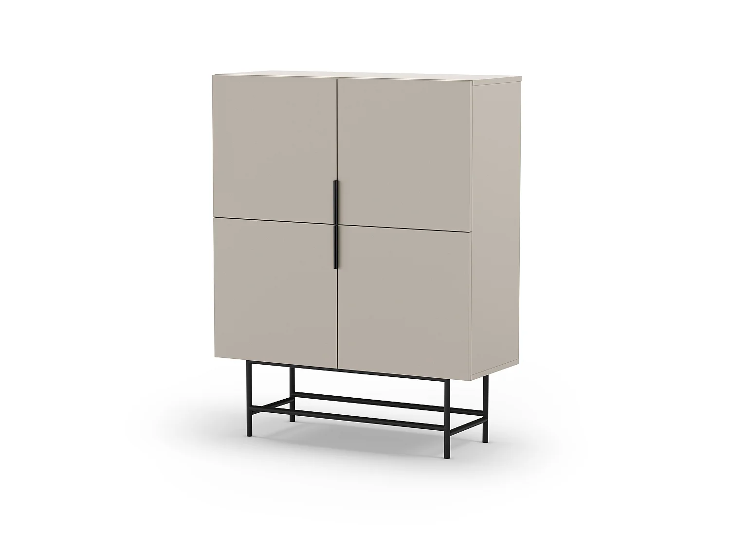 Kast Eldia - 100x40x128cm - Beige