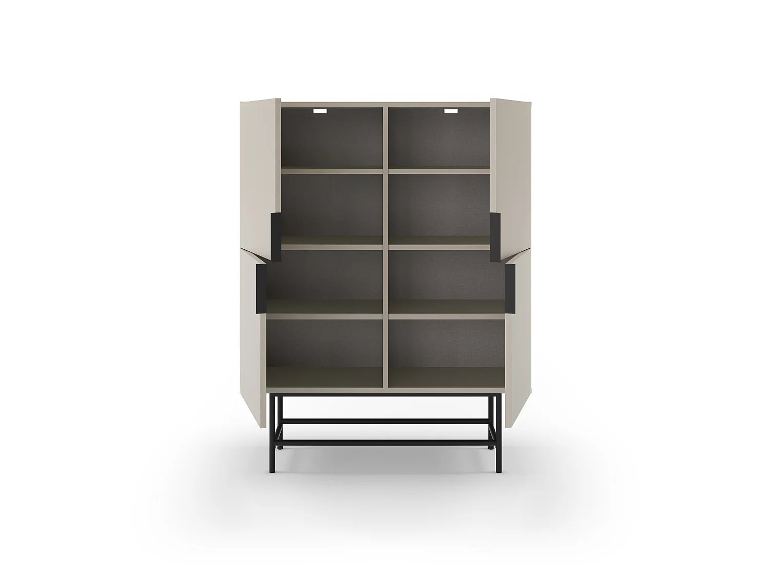 Kast Eldia - 100x40x128cm - Beige