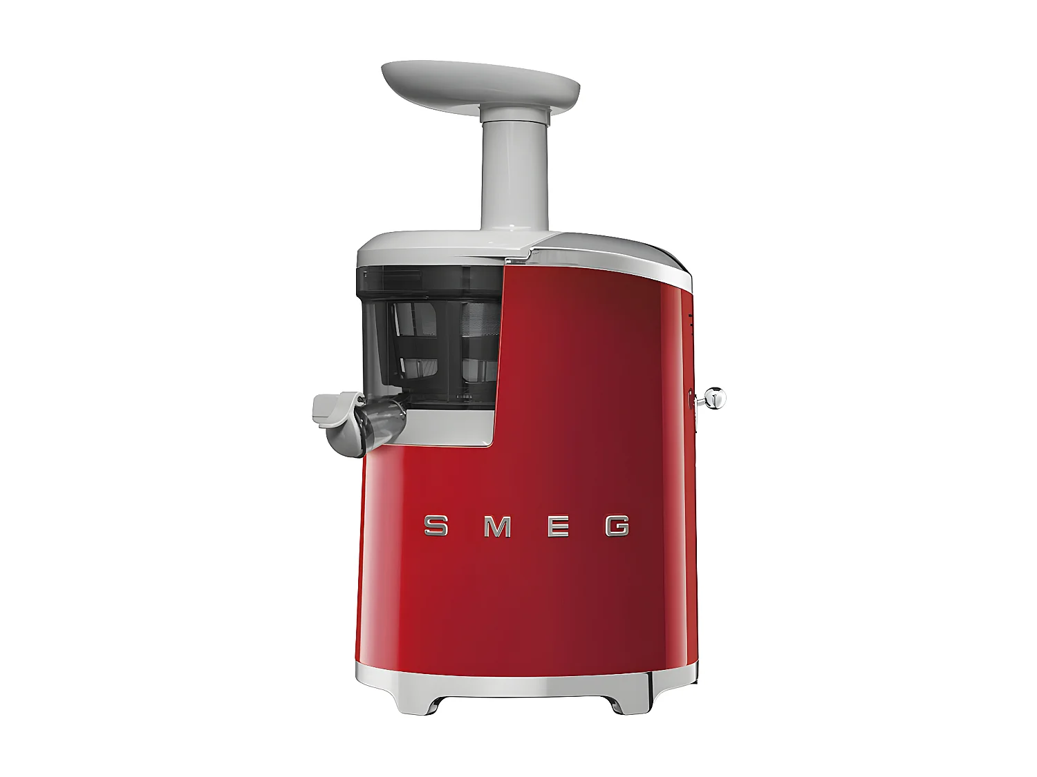 Smeg Extracteur de jus lent 150w rouge - sjf01rdeu