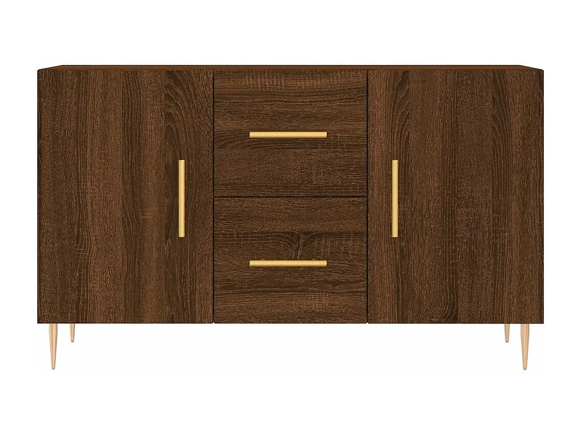 Aparador 100x36x60 cm derivados de madeira carvalho castanho