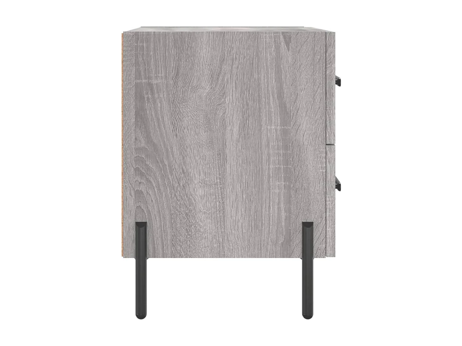 Comodino Grigio Sonoma 40x35x47,5 cm in Legno Multistrato