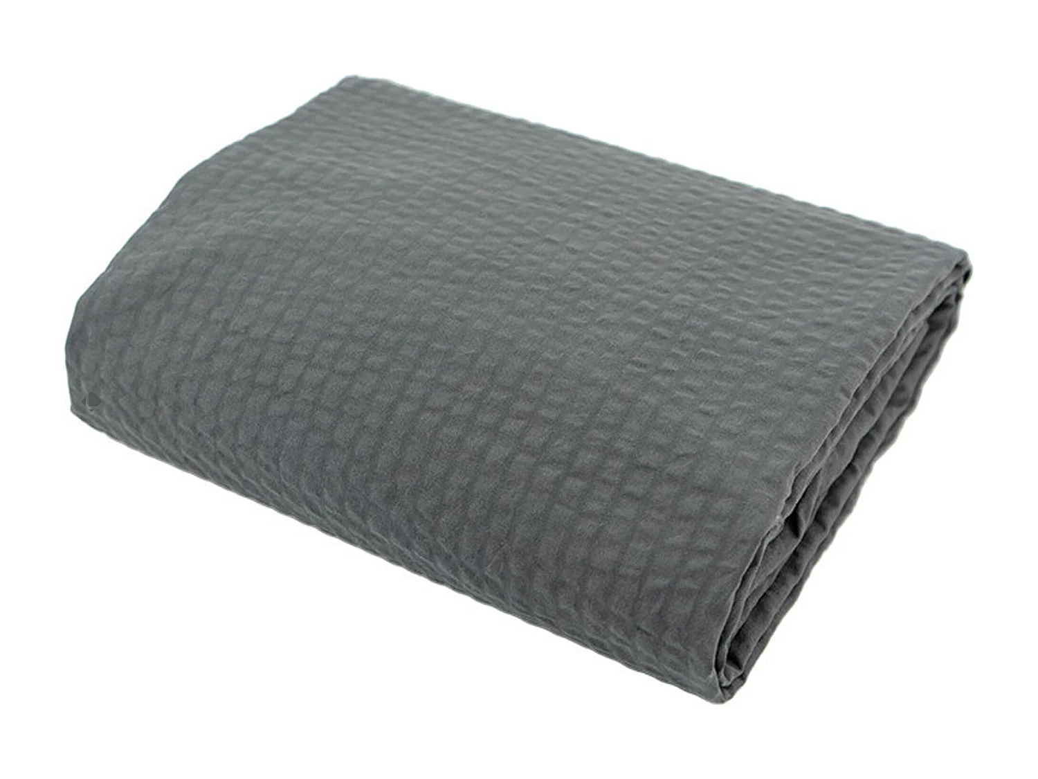 Housse de couette 240x260 cm coton POPPY gris plomb