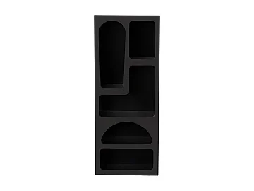 Etagère noire et bois