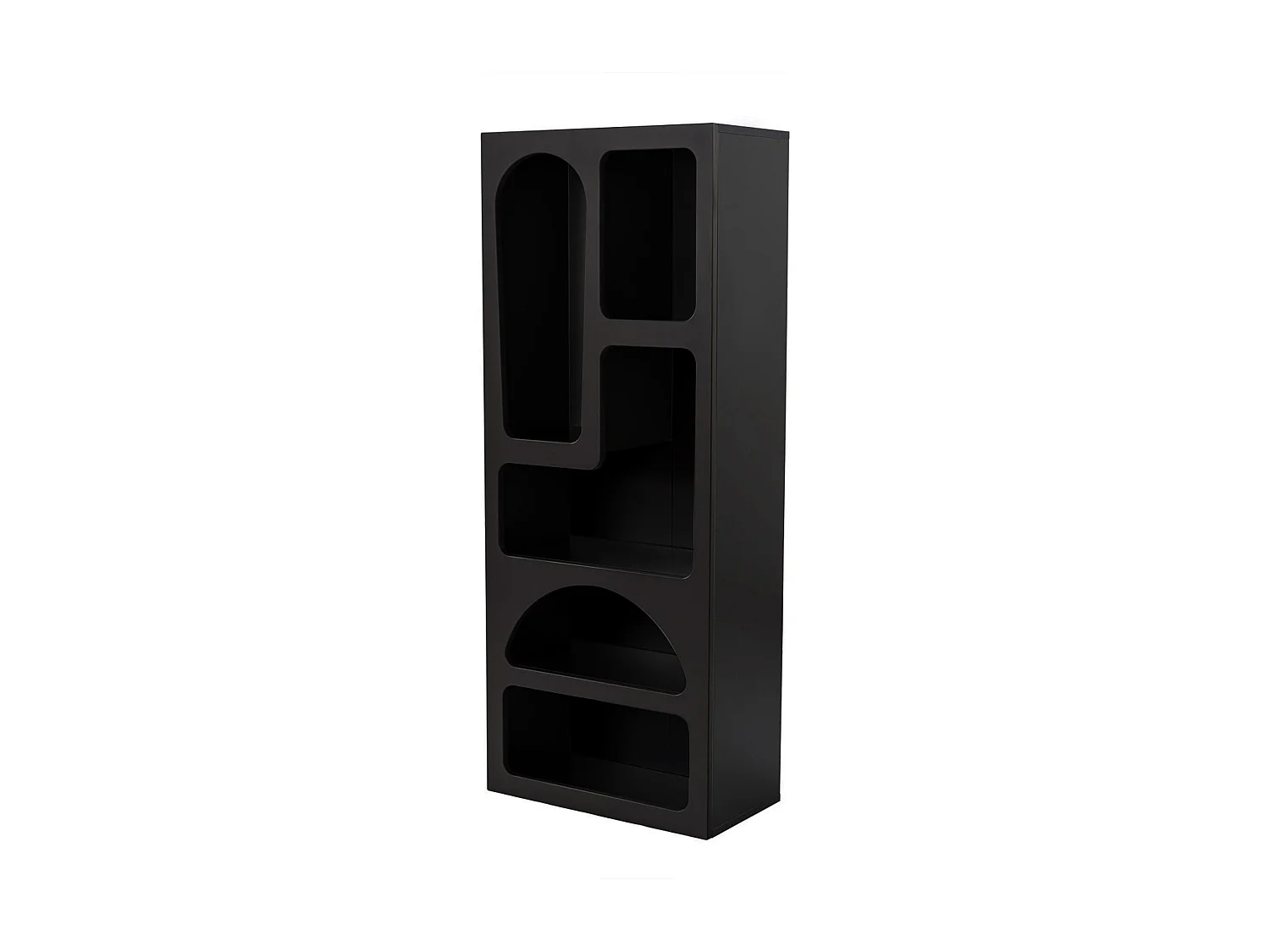 Etagère avec 5 niches - Noir - LUELA