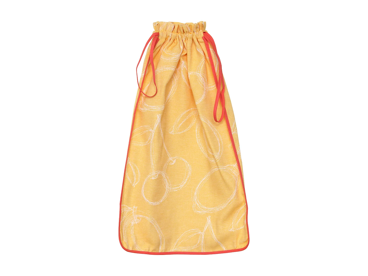 Sac à pain toile 40x64 cm LINE Orange