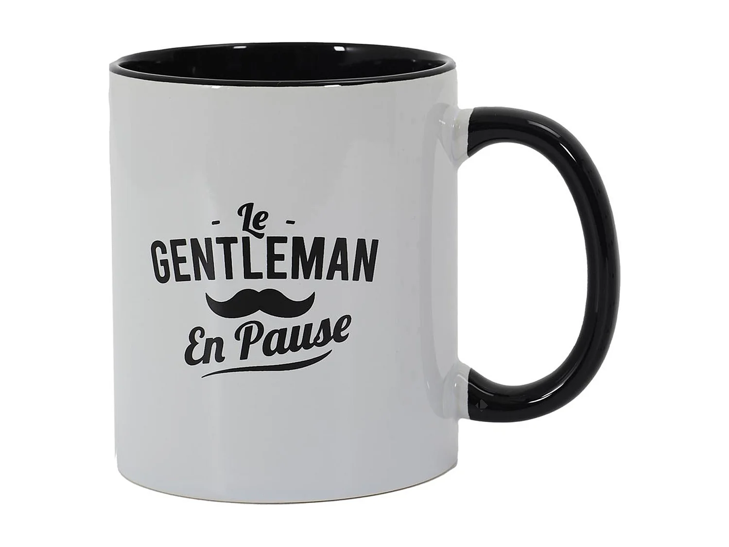 Box cadeaux un mug et une paire de chaussettes collection GENTLEMAN homme moustache