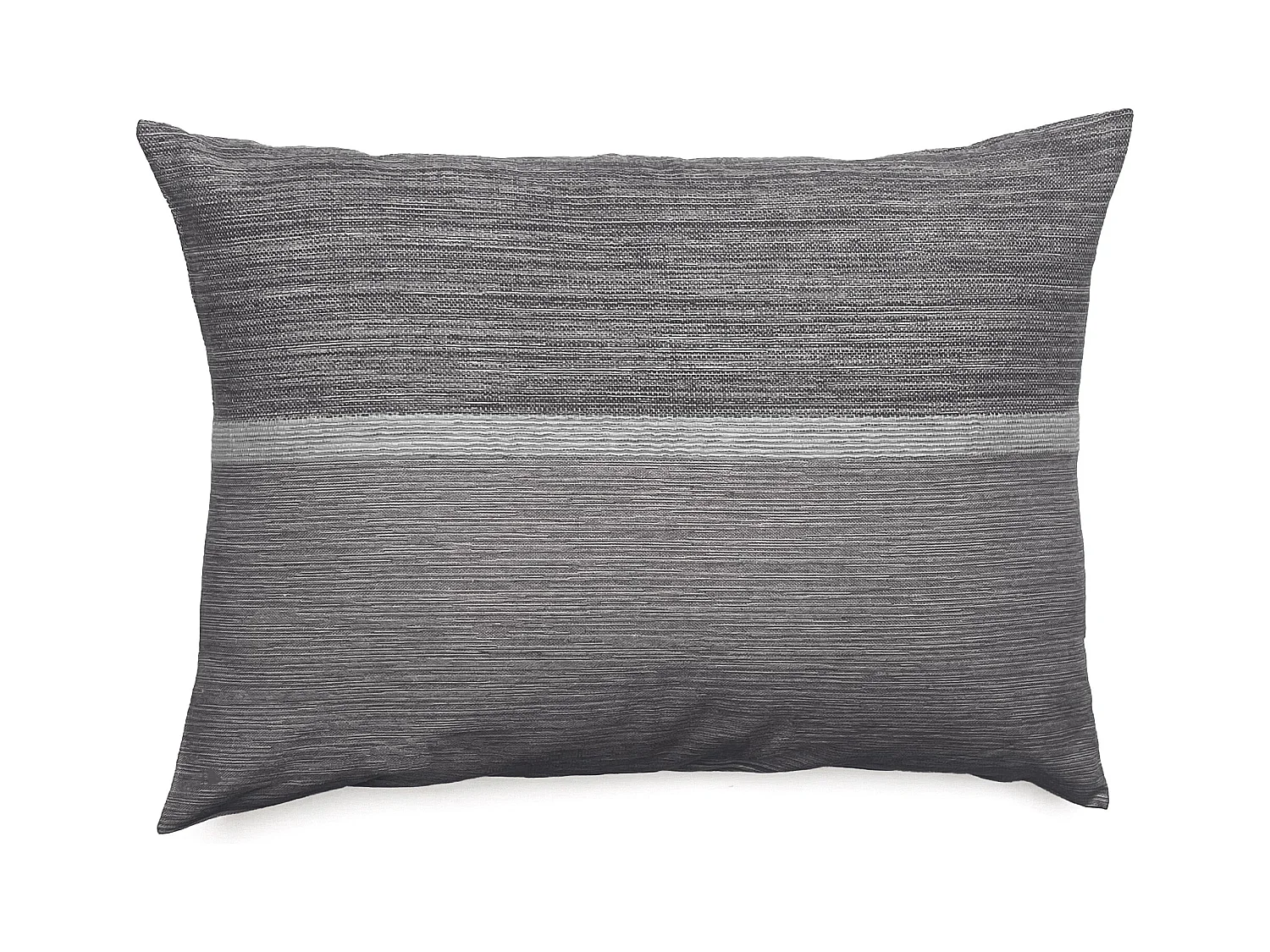 Housse de coussin ZAGORA pur coton 250 g/m² 50x70 cm noir granit