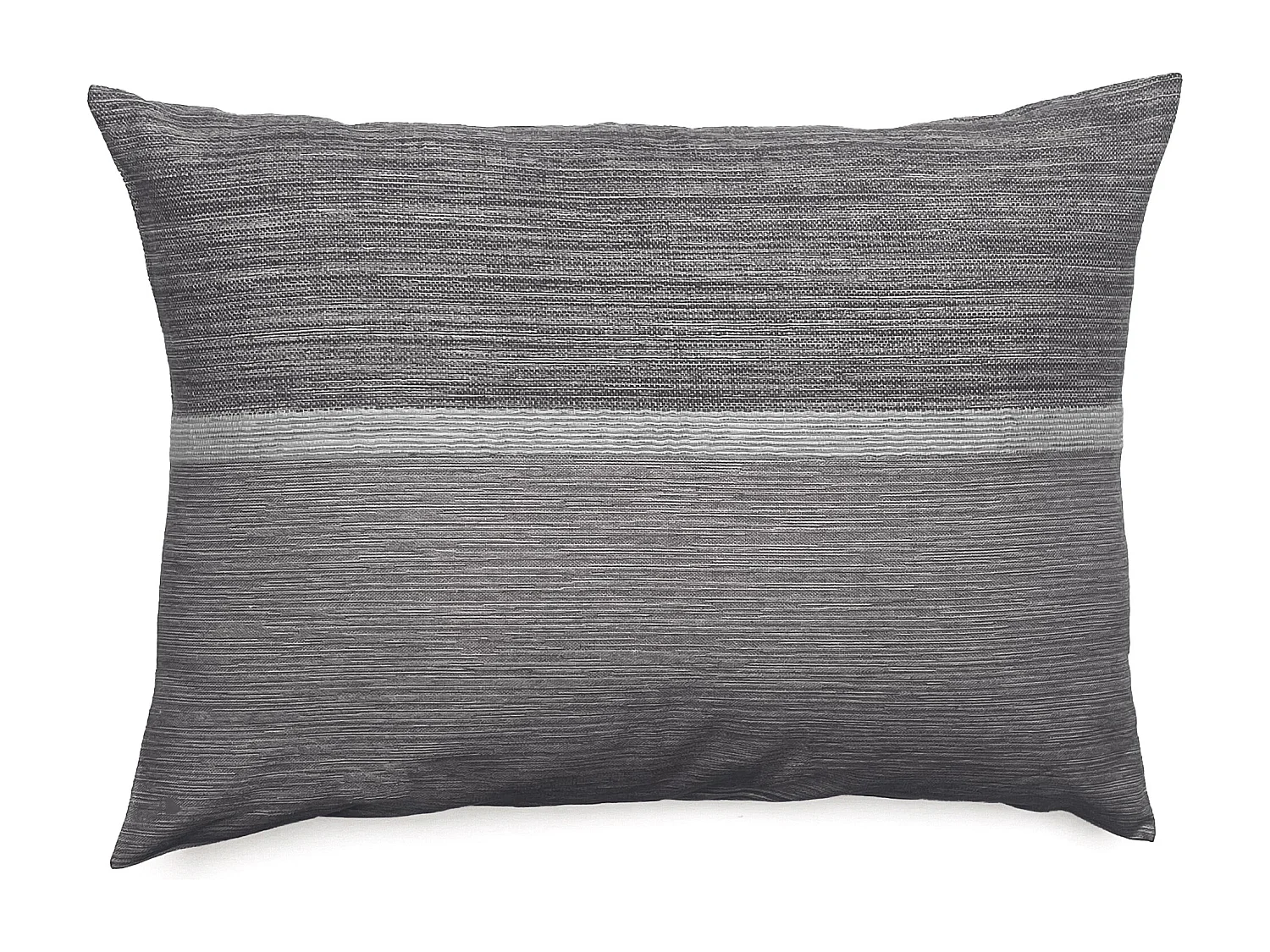 Housse de coussin ZAGORA pur coton 250 g/m² 50x70 cm noir granit