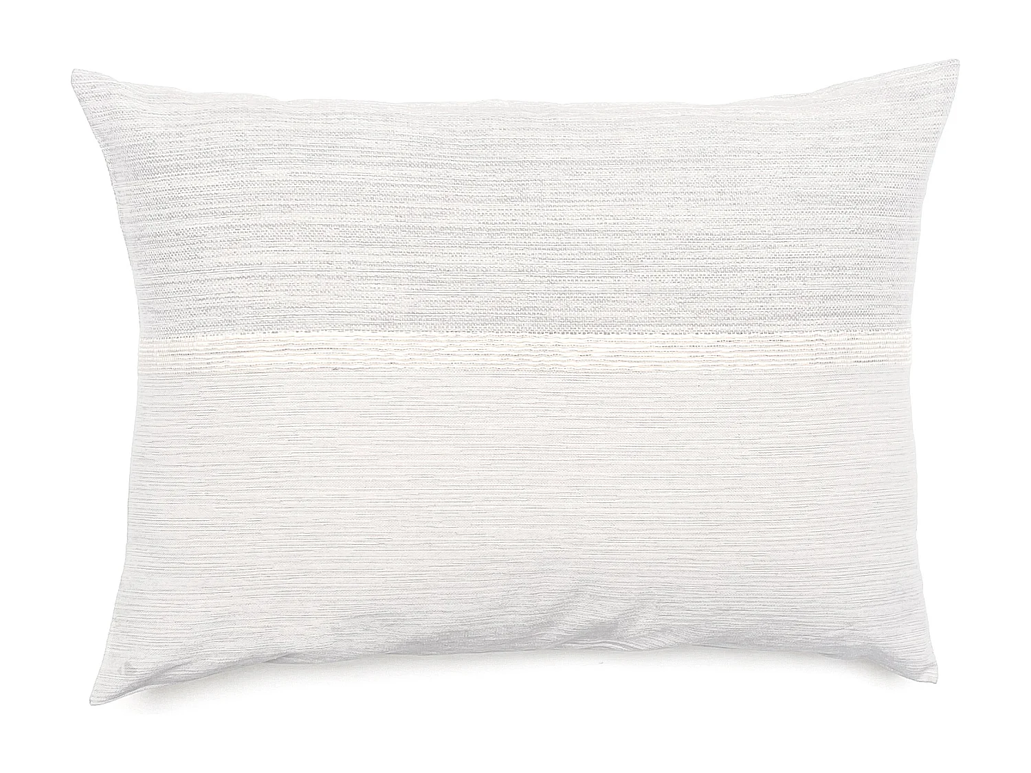 Housse de coussin ZAGORA pur coton 250 g/m² 50x70 cm blanc neige
