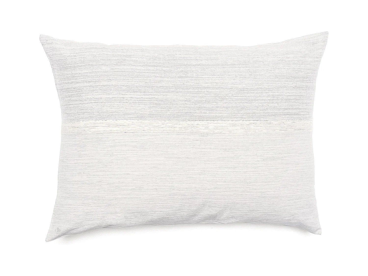 Housse de coussin ZAGORA pur coton 250 g/m² 50x70 cm blanc neige