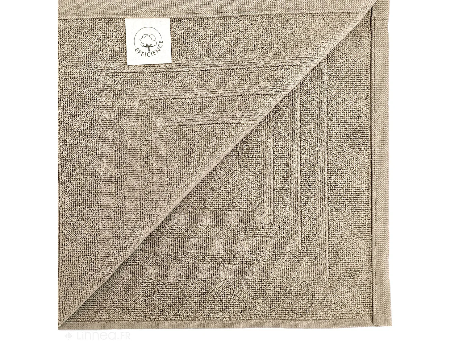 Tapis de bain 50x70 cm EFFICIENCE PURE marron Roble