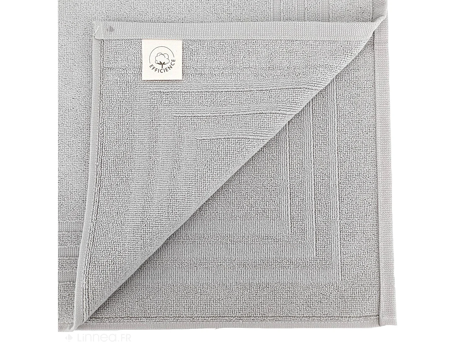 Tapis de bain 50x70 cm EFFICIENCE PURE gris Lunar