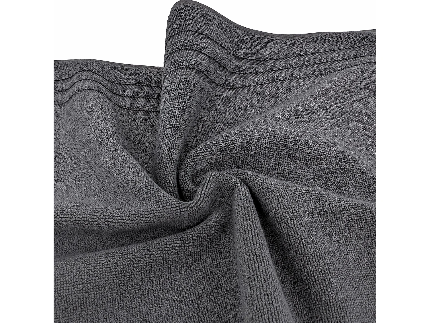 Tapis de bain 50x70 cm EFFICIENCE PURE noir Iron