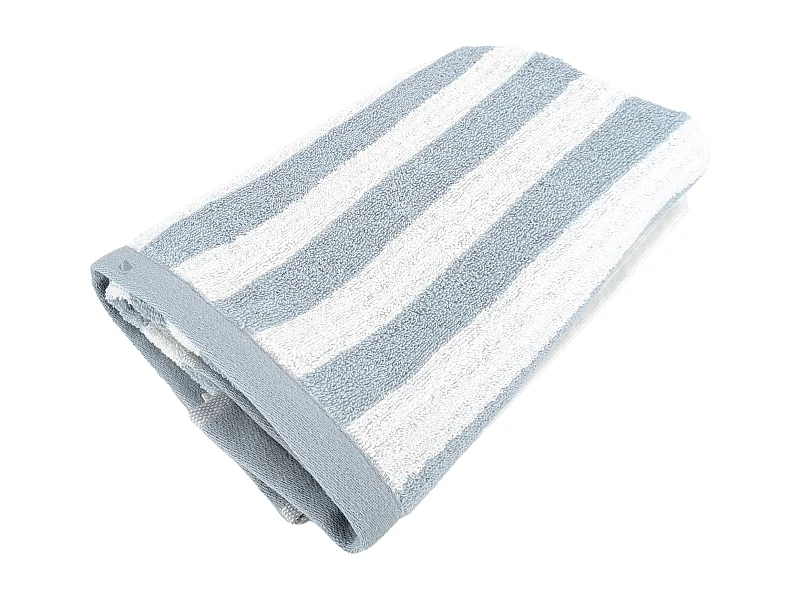 Serviette de toilette 50x100 cm EFFICIENCE STRIPES bleu capri