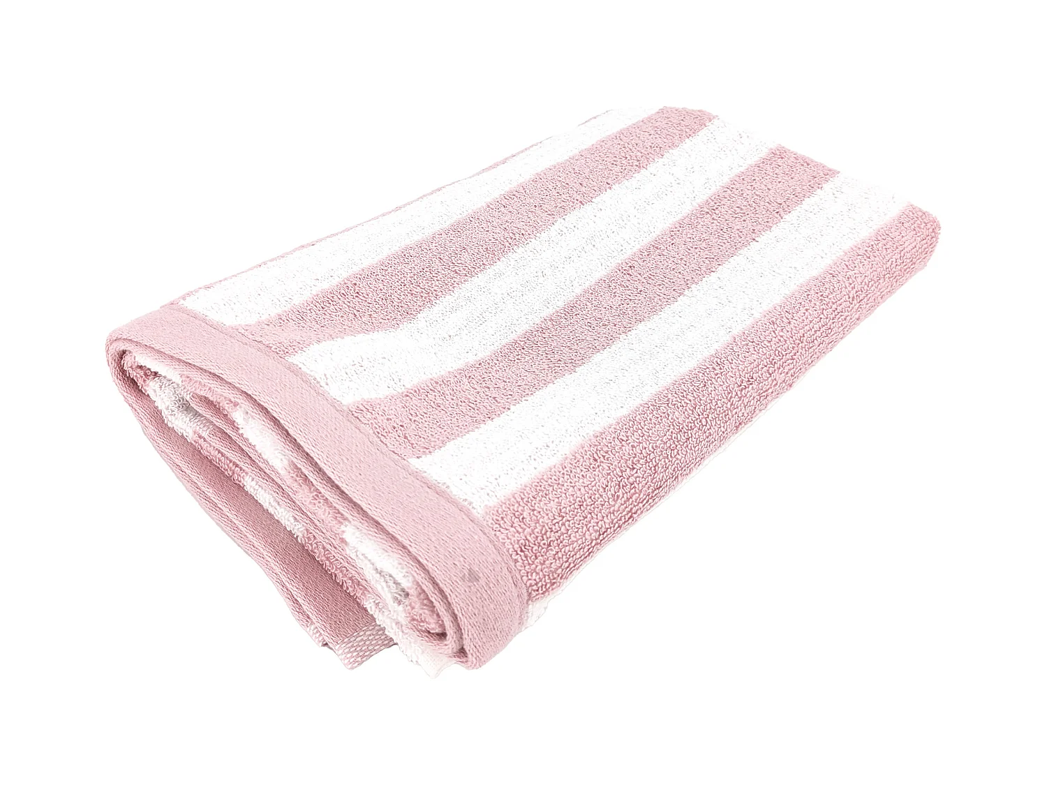 Serviette de toilette 50x100 cm EFFICIENCE STRIPES rose flamingo