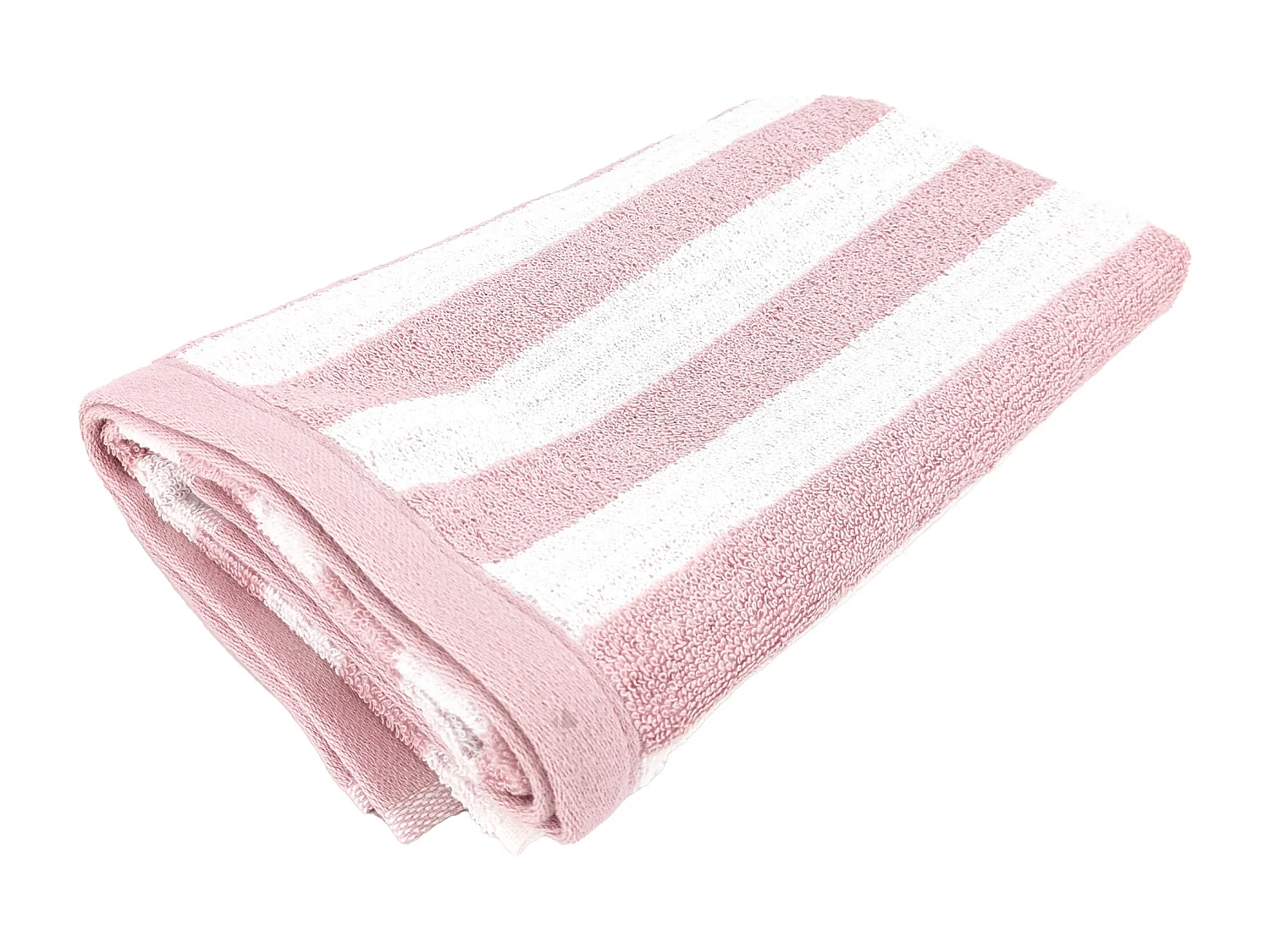 Serviette de toilette 50x100 cm EFFICIENCE STRIPES rose flamingo