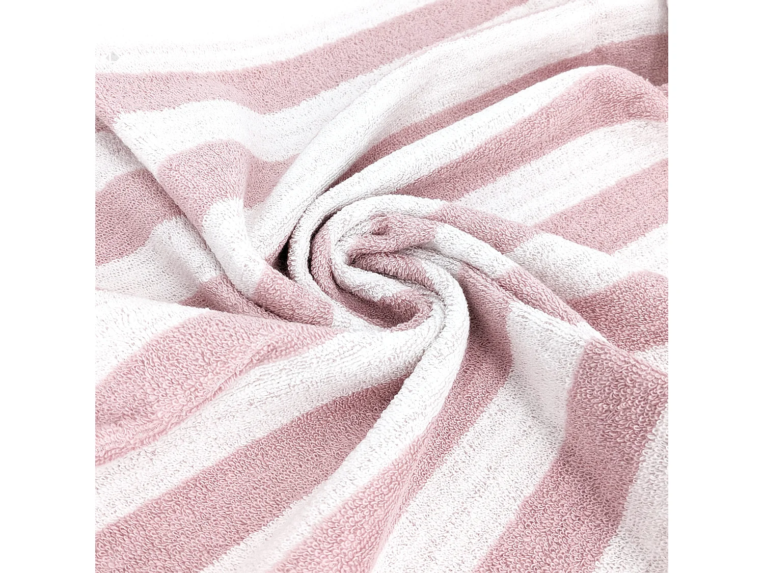 Serviette de toilette 50x100 cm EFFICIENCE STRIPES rose flamingo