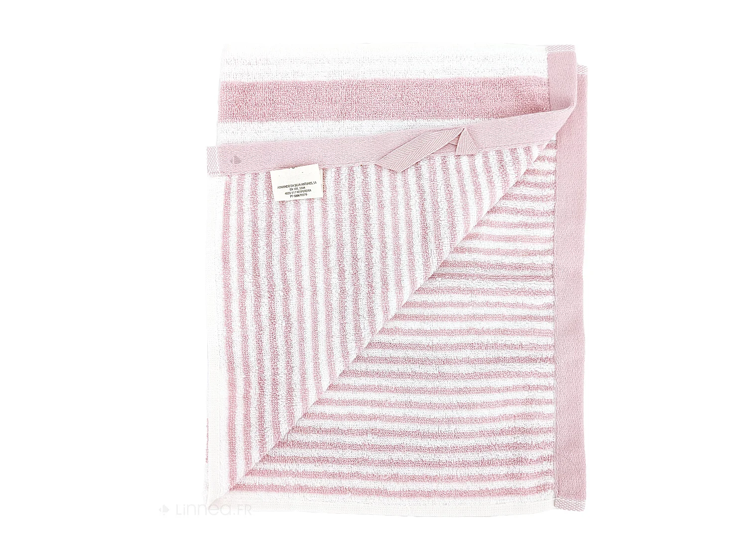 Serviette de toilette 50x100 cm EFFICIENCE STRIPES rose flamingo