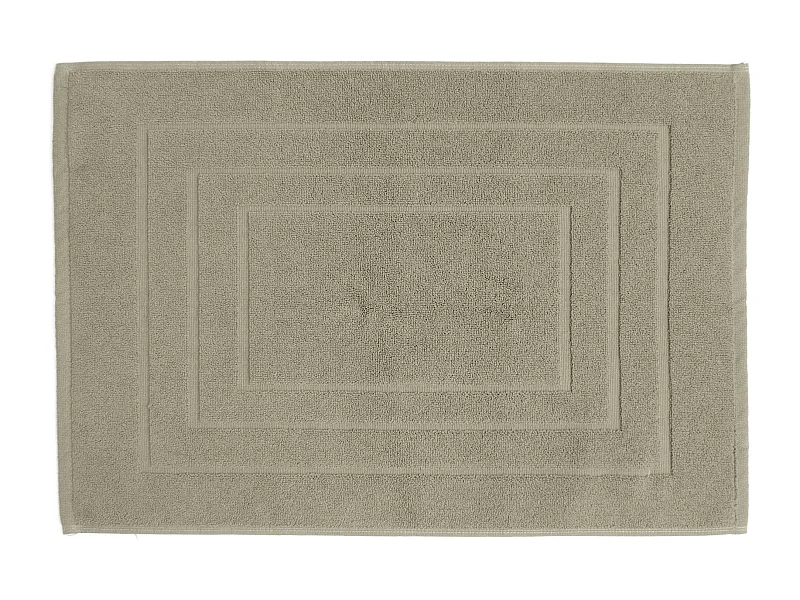 Tapis de bain coton 1000g/m2 NAÏA 60x40 cm vert Romarin