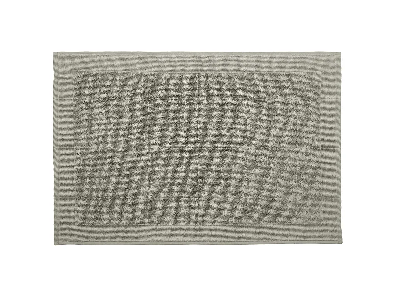 Tapis de bain 1350 g/m² 50x70 cm BAMAKO coton vert Laurier