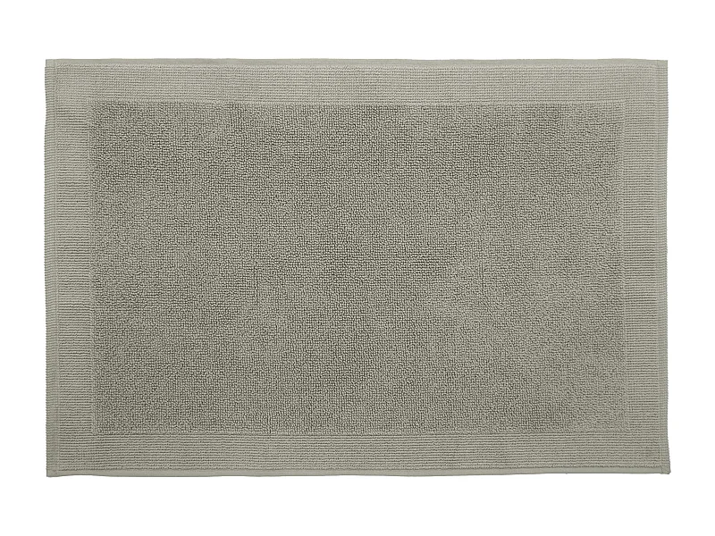 Tapis de bain 1350 g/m² 50x70 cm BAMAKO coton vert Laurier