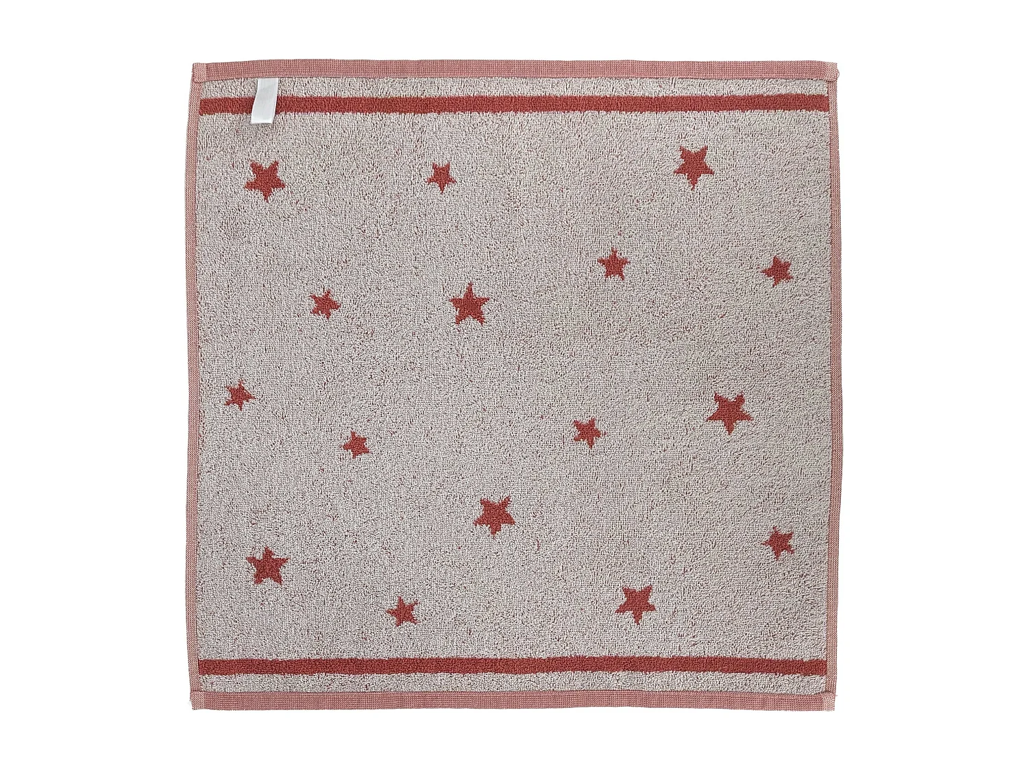 Lot de 2 torchons de cuisine 50x50 cm NOVA 100% Coton brique