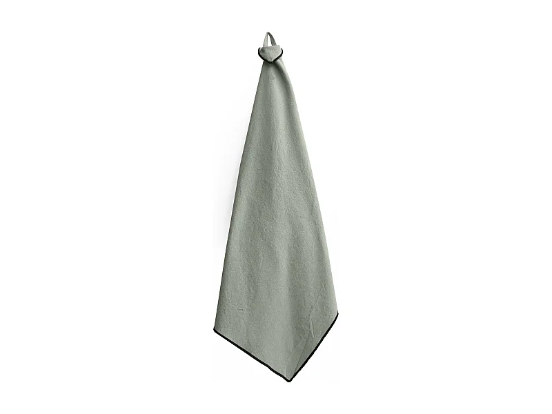 Lot de 3 torchons de cuisine 50x70 cm HONO vert Lichen