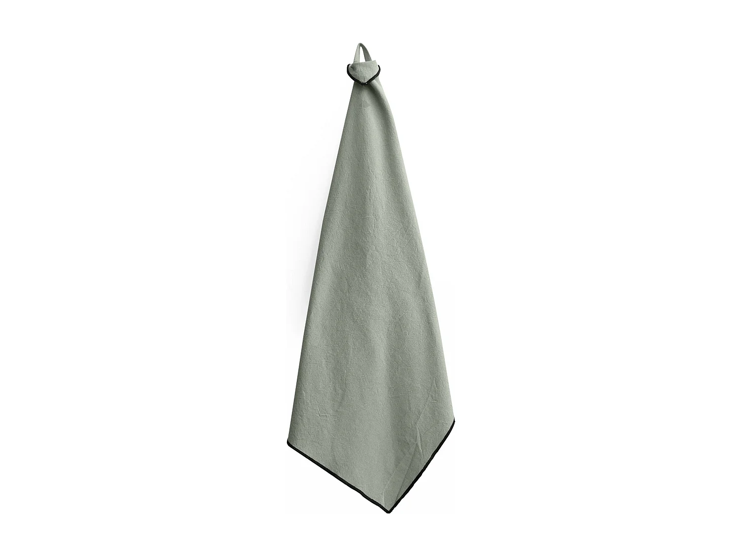 Lot de 3 torchons de cuisine 50x70 cm HONO vert Lichen coton