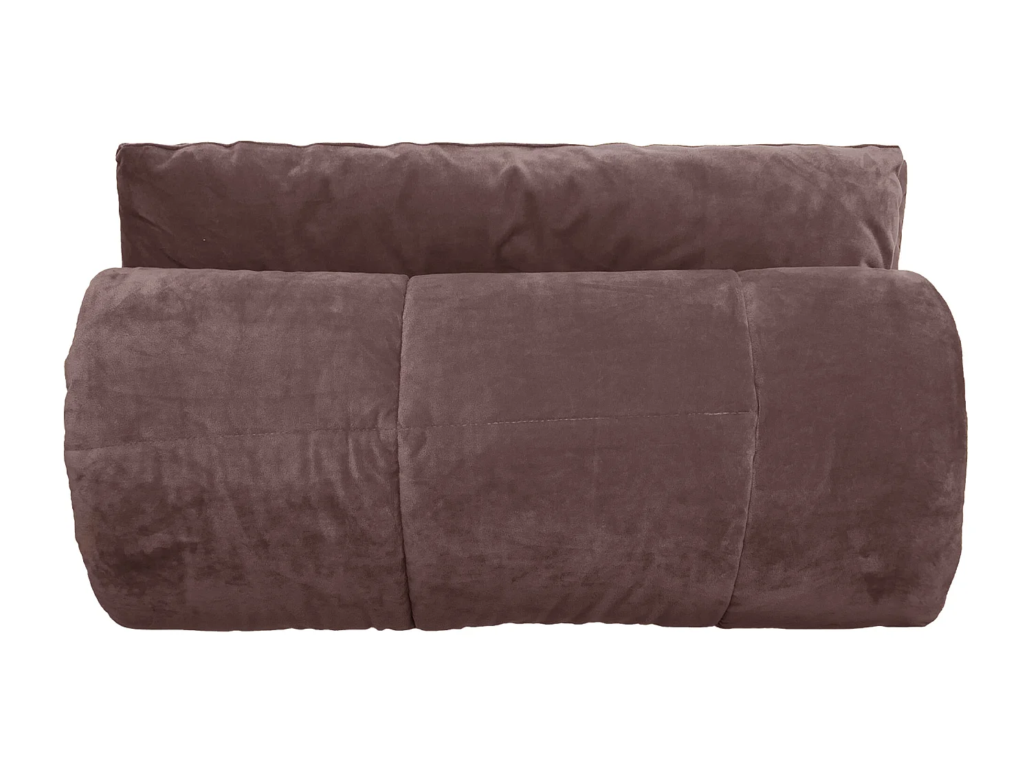 Couvre-lit 180x240 moki en velours de polyester piquage carreau Bison