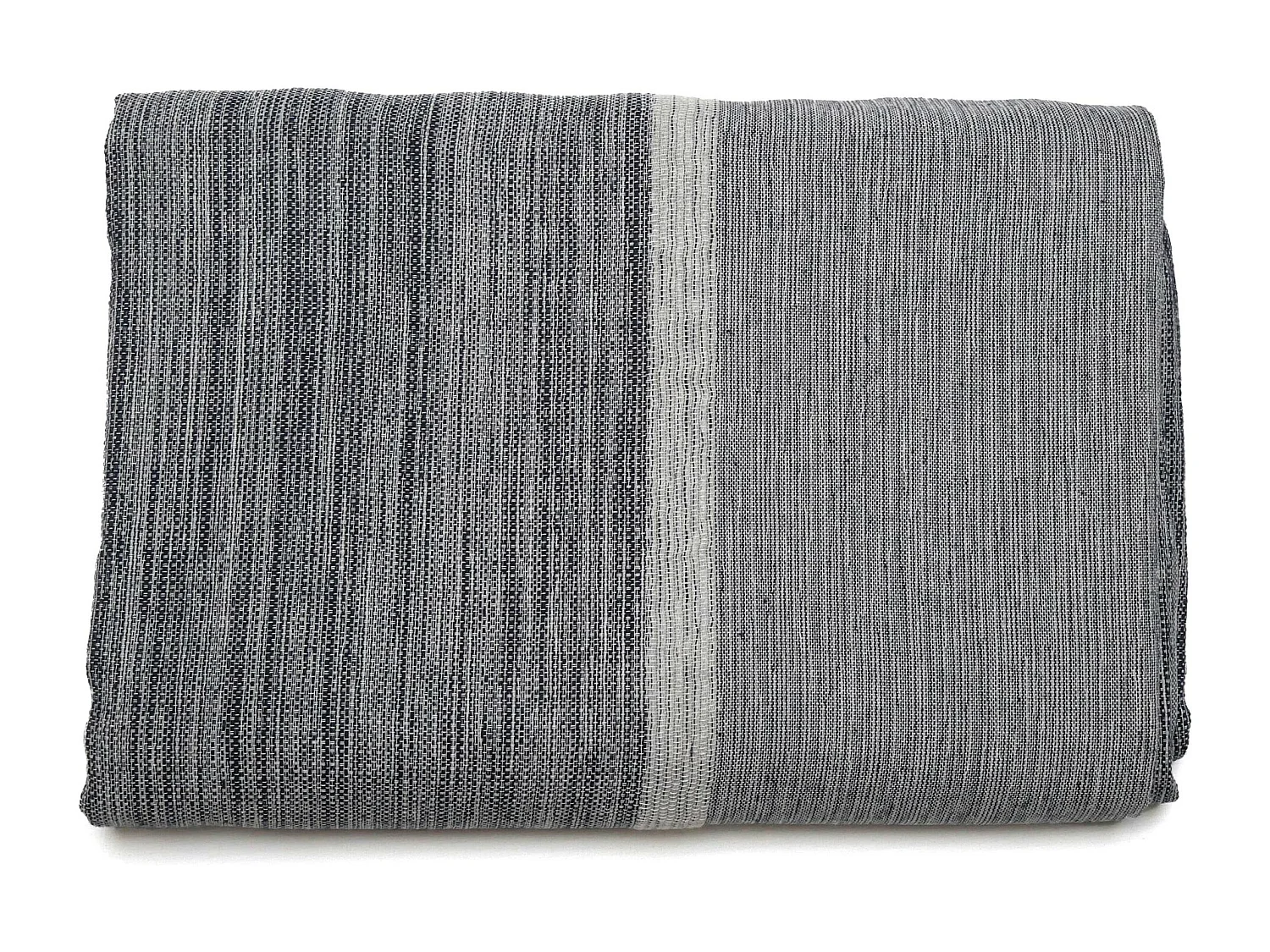 Dessus de lit ZAGORA pur coton 250 g/m² 180x240 cm noir granit