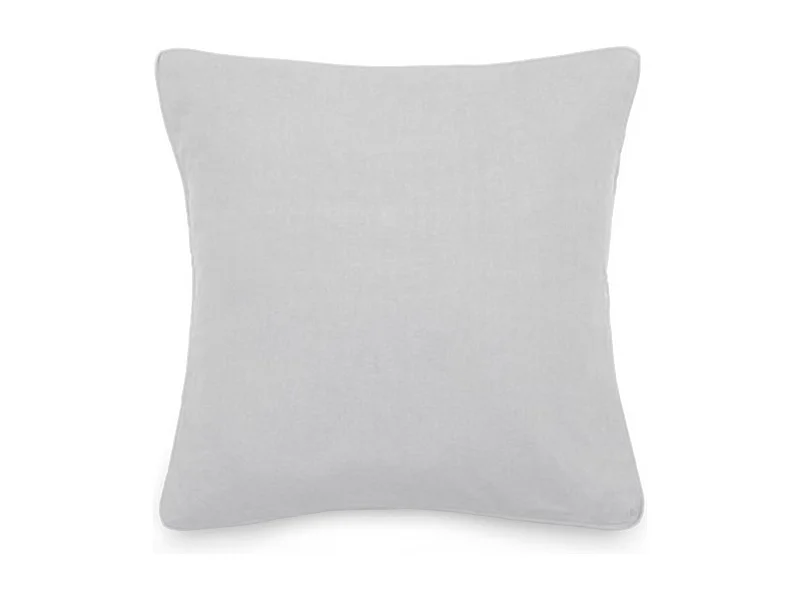 Housse de coussin 45x45 cm 50% lin et 50% coton collection OPERA DECO neige