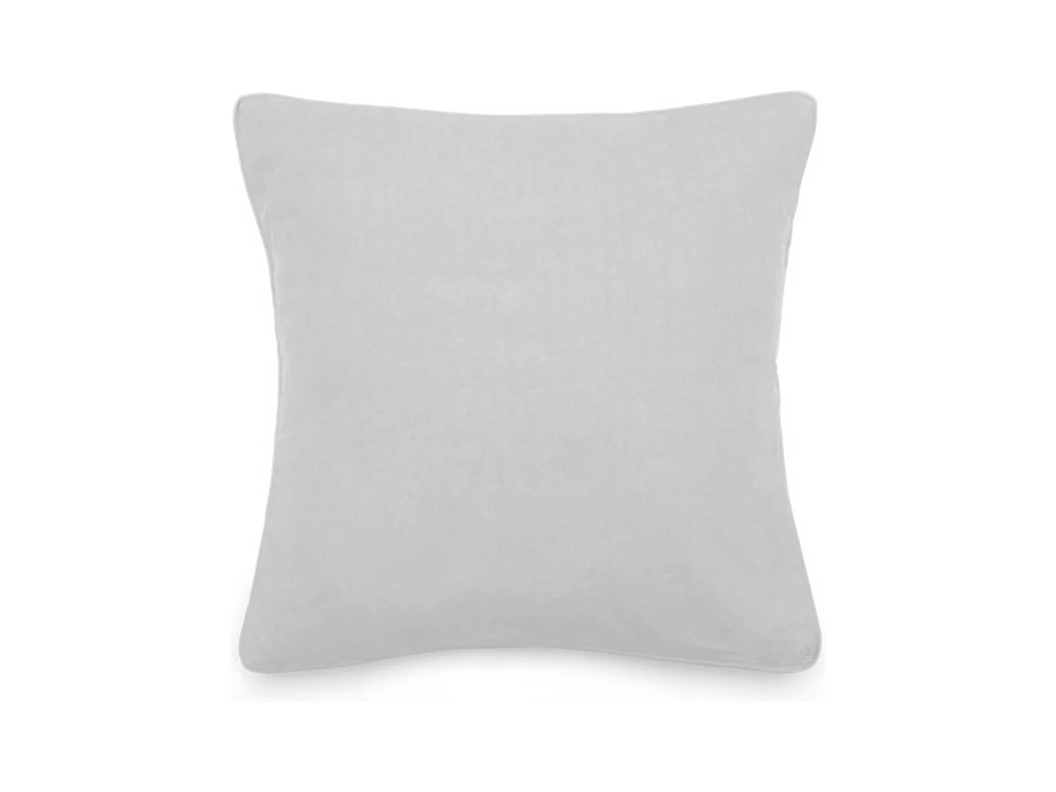 Housse de coussin 45x45 cm 50% lin et 50% coton collection OPERA DECO neige