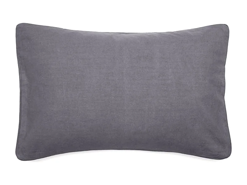 Housse de coussin 40x60 cm 50% lin et 50% coton collection OPERA DECO brume