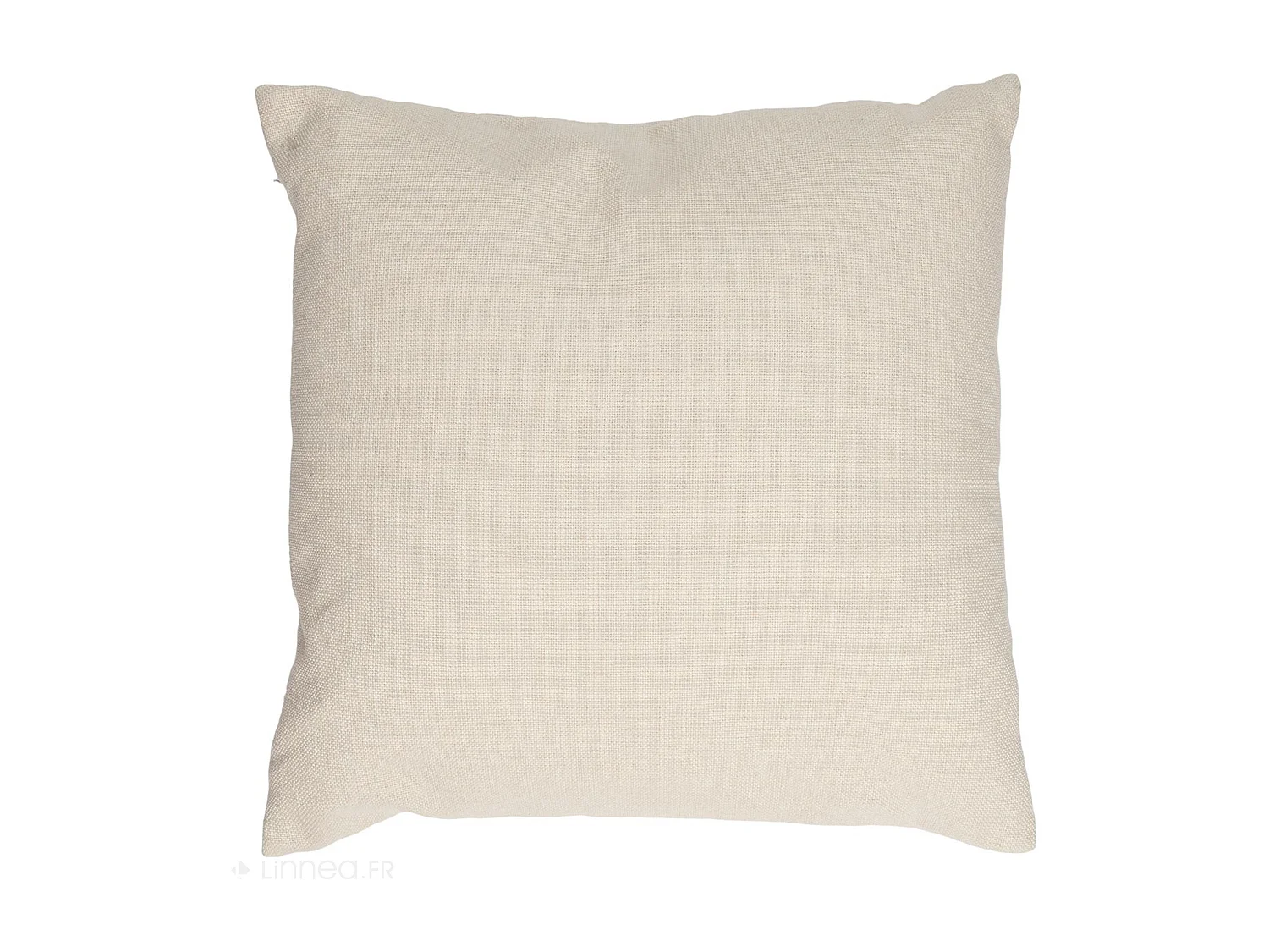 Coussin bicolore moderne 40x40 cm collection CRUSH beige et taupe