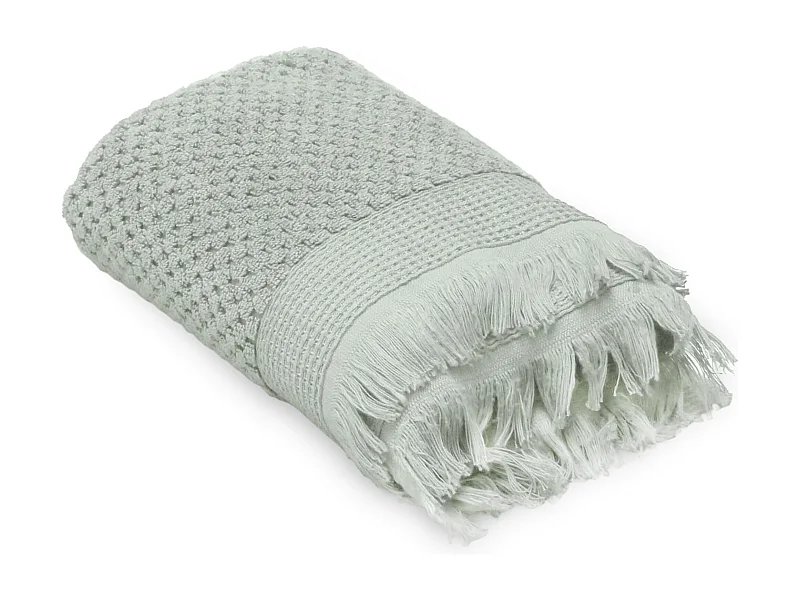 Drap de douche 70x130 cm TETHYS micro-coton vert Lichen