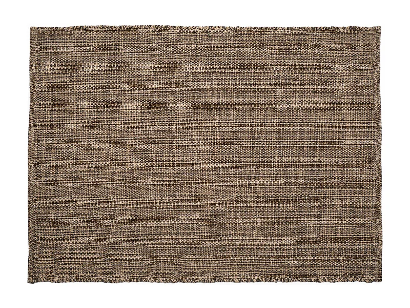 Tapis rectangulaire 130x170 cm pur coton MOOREA gris schiste