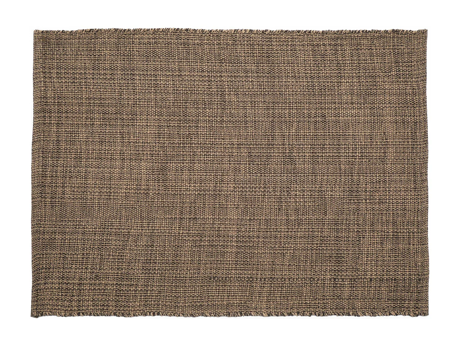 Tapis rectangulaire 130x170 cm pur coton MOOREA gris schiste