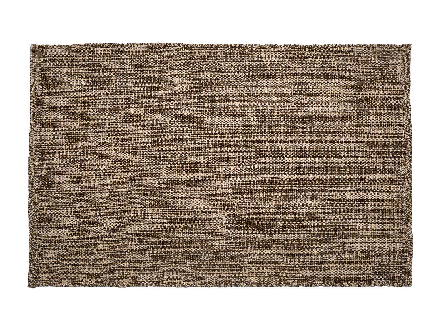 Tapis rectangulaire 60x90 cm pur coton collection MOOREA gris schiste