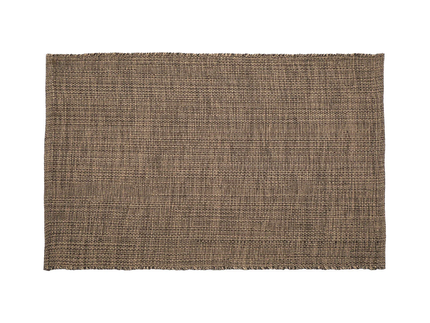 Tapis rectangulaire 60x90 cm pur coton collection MOOREA gris schiste
