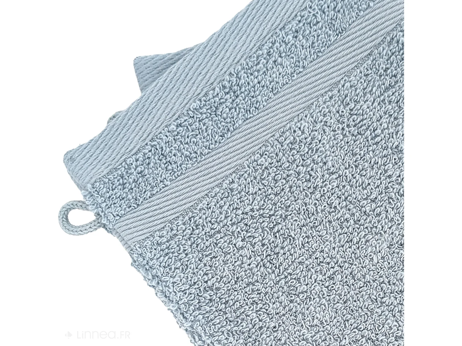 Lot de 2 gants de toilette 16x21 cm EFFICIENCE PURE bleu Capri