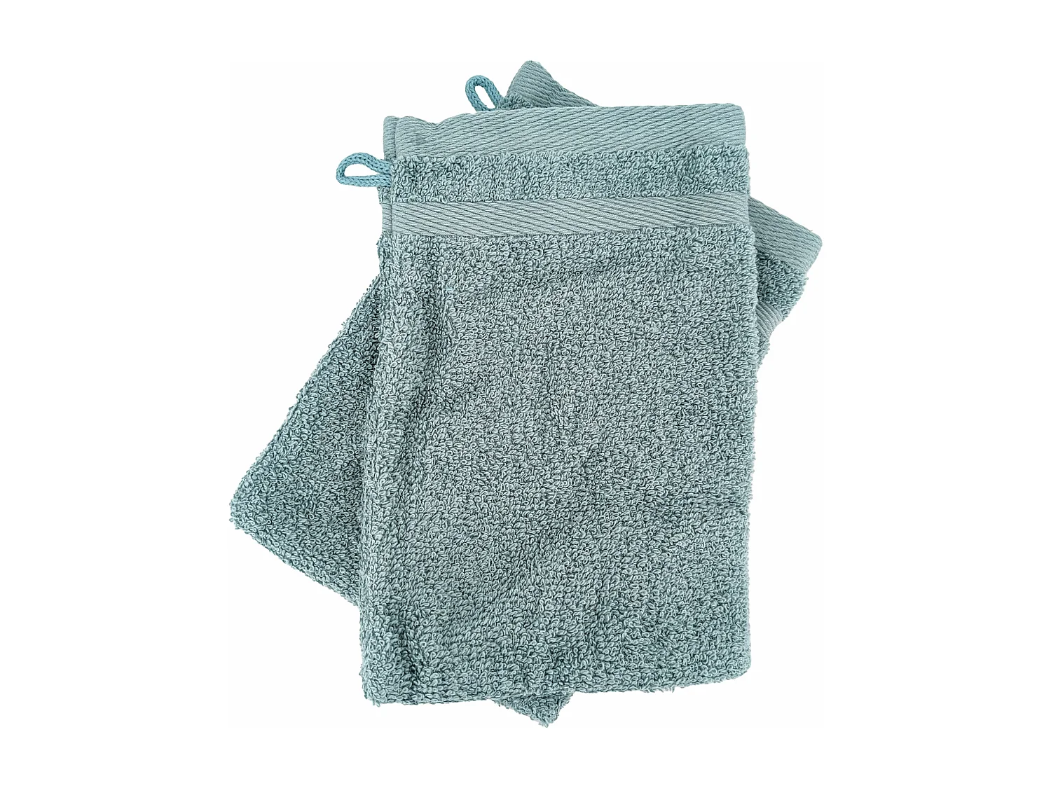 Lot de 2 gants de toilette 16x21 cm EFFICIENCE PURE olympic