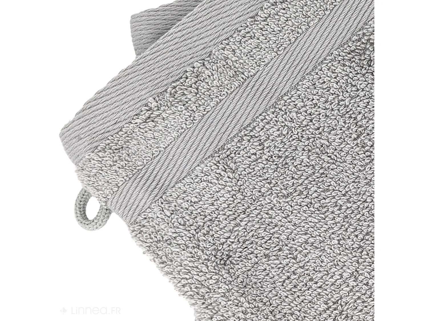 Lot de 2 gants de toilette 16x21 cm EFFICIENCE PURE gris Lunar