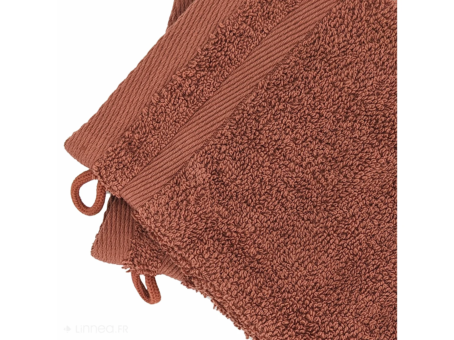 Lot de 2 gants de toilette 16x21 cm EFFICIENCE PURE country