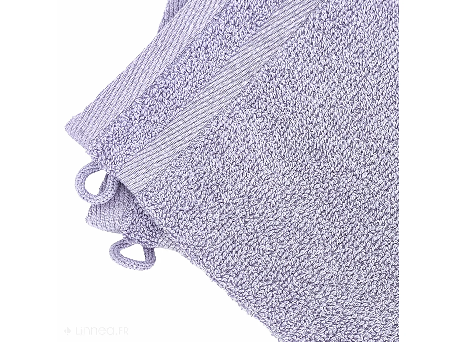 Lot de 2 gants de toilette 16x21 cm EFFICIENCE PURE lavender