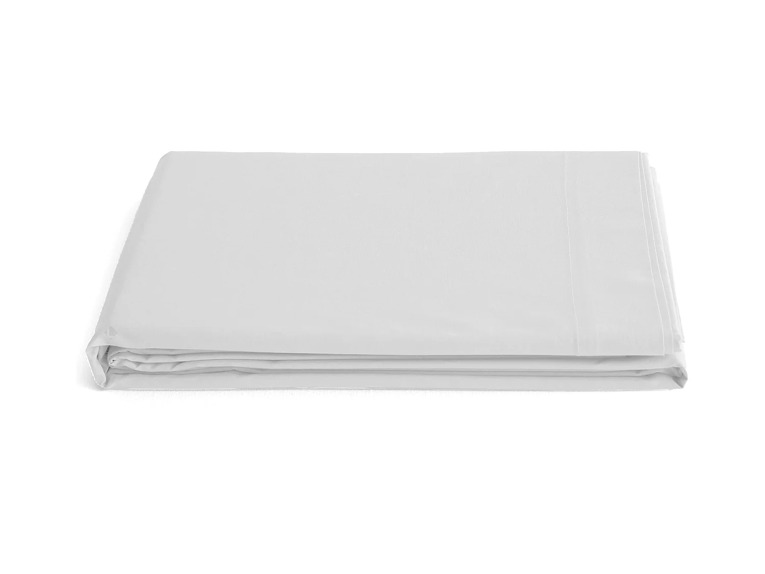 Drap plat 270x300 cm percale de coton MANOIR blanc Neige