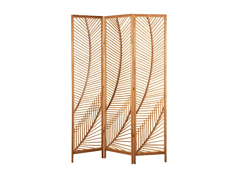 Paravent en bois Feuillage